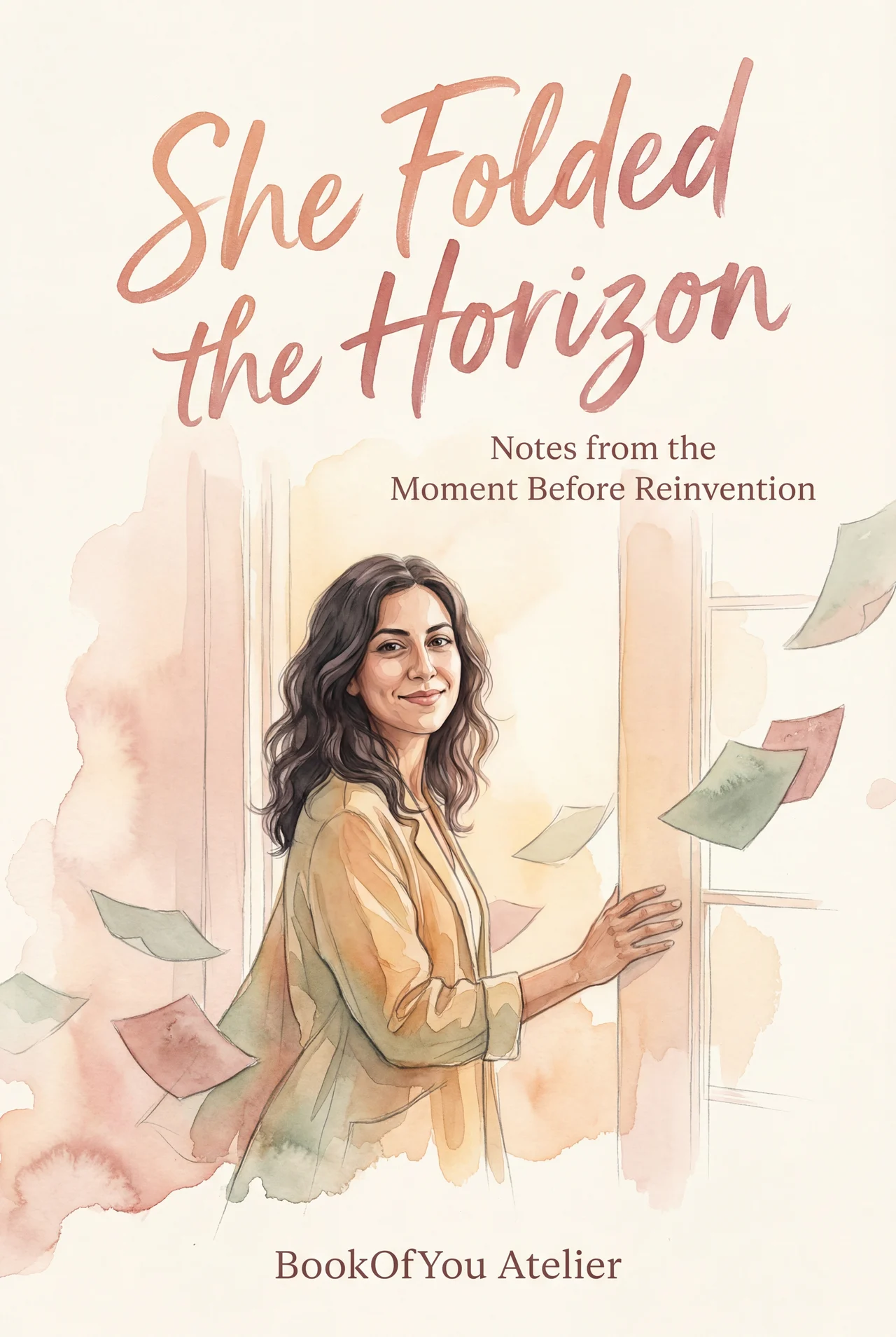 Watercolor hero book cover