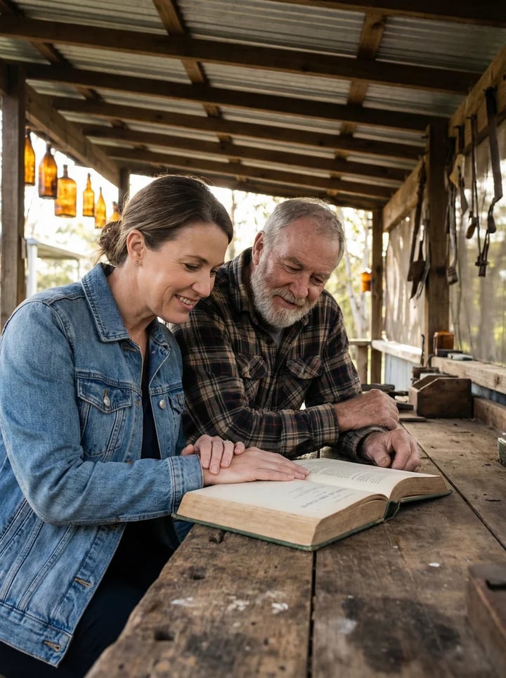 For Dad personalised book cover