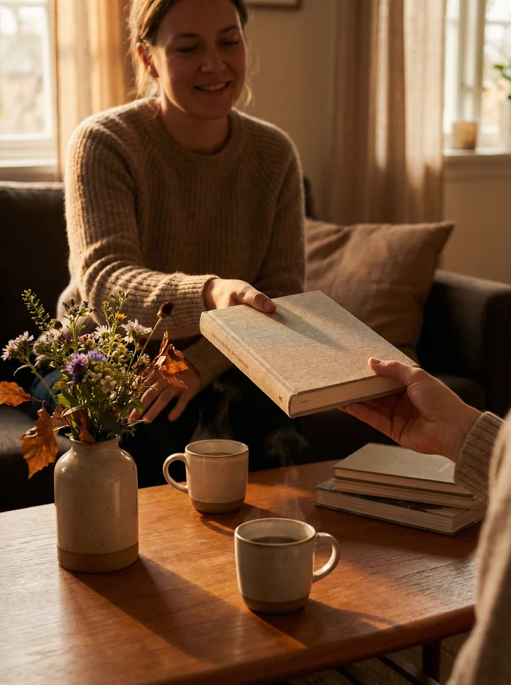 Just Because personalised book cover